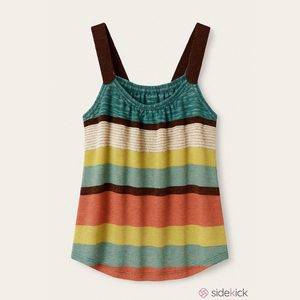 KNITSS Multicolor Striped Camisole